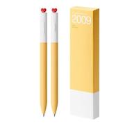 ZwaitL 2 Pcs Neutral Pen First Love Heart Gel Inks Pen Aesthetic Rotary 0.5mm Journaling Gel School Office Supplies