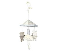 ZwaitL 2. Portable Infant Toy Suspension Set With 3 Sounding Plush Dolls Detachable Clips For Cribs & Strollers 0+ Months Musical Cot Windchime Toy