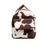ZwaitL 2023 New Cow Print Backpack Students Small Schoolbag Fashion Double Strap Shoulder Bag for Girl School College