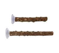 ZwaitL 2PCS Pet Bird Perch Safe Parrots Standing Stick Pepperwood Stand for Small Entertainment Exercise Mental Stimulation Training Perch