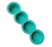 ZwaitL 4 Cavities Silicone Molds for Epoxy Resin Soap Making Flower Pattern Silicone Molds for Chocolate Fondant Baking Baking Mold