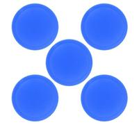 ZwaitL 5Pcs 3inch Round Air Ice Hockey Pucks Air Replacement Heavy Tables Easy to Use Table Game Equipment