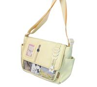 ZwaitL Casual Japanese Inspired Nylon Crossbody Bag With Large Capacity Shoulder Bags For Shopping Travel And Campus Life Casual Shopping Bag