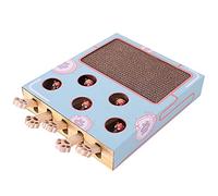 ZwaitL Cats Scratcher Cardboard Scratch Pad Pad Game for ' Natural Scratch Scratcher Box Cardboard Scratchers for Indoor Couch