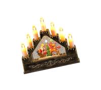 ZwaitL Christmas Snowfall Music Box Decoration With Winter Scene For Holiday Mantel Or Tabletop Festive Display Musical Christmas Decoration With Water Filled Rotating Design