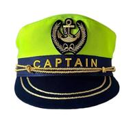 ZwaitL Classical Sailors Hat For Women Adjustable Embroidered Captain Hat Cotton Halloween Role Play Costume Fashion Cotton Sailors