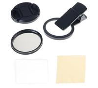 ZwaitL Clip-on CPL Filter 52mm Phone Circular Polarizer with Clip for 16 15 14 Camera Lens Polarizing Set CPL Lens