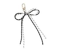 ZwaitL Colorful Nylon Cord Butterfly Knots Charm for Handbags Bag Decoration Accessories Fashion Hanging Pendant
