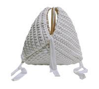 ZwaitL Colorful Polyester Modern Satchel Reinforced Edges Triangular Base Compact Evening Purse Fashion Handbag For Women Modern Triangular Evening Purse