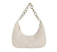 ZwaitL Cotton Shoulder Bag With Print Spacious Compartments Comfortable Underarm Carry Casual Outfit Companion Ergonomic Shopping Handbag