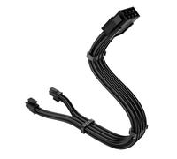 ZwaitL CPU Cable 8pin To 4+4pin Detachable Motherboards Power Cable 11.8inch Colored Nylon Wire For Mainbiards Modulars Power Supply Cable