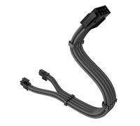 ZwaitL CPU Cable 8pin To 4+4pin Detachable Motherboards Power Cable 11.8inch Colored Nylon Wire For Mainbiards Modulars Power Supply Cable
