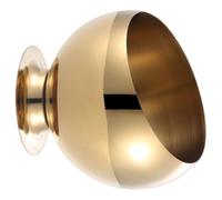ZwaitL Delicate Metal Candy Bowl and Dispenser Office Desk Accessory Organizers for Home Office Kitchens Countertops Storage Proof Ashtray with Base