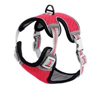 ZwaitL Explosion-Proof Cats Harness and Leash for Walking Comfortable Outdoor Vest Breathable Mesh Reflective Strip Leashes for Walking