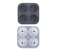 ZwaitL Flexible Silicone 3D Baseball Shape Ice Mold Round Ice Ball Maker for Home Use and Drink Decoration Parties Supplies Food Grade Silicone Mold