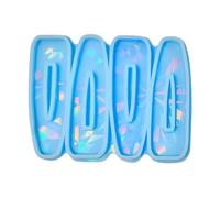 ZwaitL Hair Claw Clips,Silicone Resin Mold Making Hair Clip Moulds Silicone Casting Tool for Epoxy Resin Art Girl Barrette Pendant Keychain