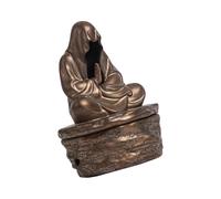 ZwaitL Incenses Burners Holder For Coil Buddhas Statue Ornament For Office Yogas And Home Decorations Ceramic Coil Burners