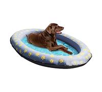 ZwaitL Inflatable Dog Swimming Float for Puppy Funny Swim Party Game Large Swimming Floats for Lake River Pool Pet Float Raft