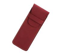 ZwaitL Leather Pencil Case Retro Pen Bag School Supplies for Organizing Pen Markers and Accessories Simple Case Pencil Bag Retro Organizers Box