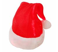 ZwaitL Light Up Christmas Hat Santa Hats With Lights Glow LED Winter Soft Slouchy Warm Cap Holiday Caps With Lights Light Up Santa For Women For Men Adults Kids Glow Hats Party