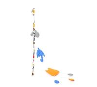 ZwaitL Lovely Toy Wand Toy Tassels Clouds With Bells For Indoor Cats Kitten Playing- Chasing