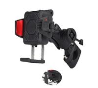 ZwaitL Motorcycle Waterproof Phone Cradle Rotating Holder & USB C Charging Holder Handlebar/Rearview Mounted Device Phone Stand