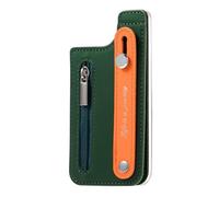 ZwaitL Multiple Slot Wrist Straps Card Wallet Not Slip Designs Strong Phone Back Card Organizers For Shopping Sports Parenting Stick On Phone Wallet With Detachable Wristlet