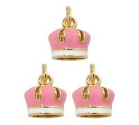 ZwaitL Pack Of 3 Portable Ice Cream Popsicles Charm Eye Catching Gold Plated Cake And Treat Charm For Craft Projects