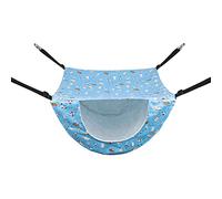 ZwaitL Pet Hanging Beds Bearing Double Layer Mount Hammock Comfortable Bed Swing Beds for Indoor Cave Ferrets Reptiles