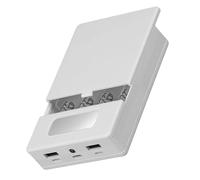 ZwaitL Portable Charging Power Shell for Phone Fast Charging Chargers Pack Shell with Light & Indicators 18650 Battery Box Case LED Display Battery