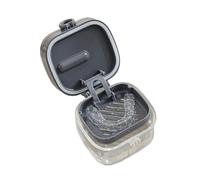 ZwaitL Portable Dentals Aligner Case Secure Latches Systems Interchangeable Storage Box For Appliances Retainer Case