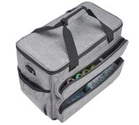 ZwaitL Professional Sewing Machine Travel Case Highlighting 6 Storage Pouches Strong Building Multiple Carrying Positions Workshop Use Sewing Set Storage for Travel