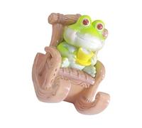 ZwaitL Resin Frog Cellphone Stand With Lovely Design Double Purpose Desk Phone Holder Bracket For Video Watching Stress Relief Frogs Decoration Gift