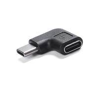 ZwaitL Right Angled Type C Coupler 10Gbps Fast Speed USB C Female To Male Adapter 5A Charging For Electronics Gadgets Black Type Female To Male Adapter