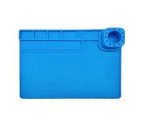 ZwaitL Silicone Repair Station Mat for Electronics Featuring 500℃ Endurances and Practical Tool Organization Pad Multiple Compartment Repair Pad