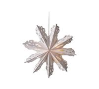 ZwaitL Snowflake Hanging Ornament Paper Decoration Illuminated LED Lights with Warm White Glows for Christmas