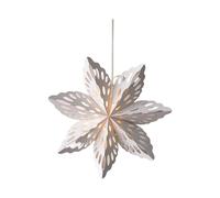 ZwaitL Snowflake Hanging Ornament Paper Decoration Illuminated LED Lights with Warm White Glows for Christmas