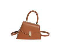 ZwaitL Stylish Solid Color Lock Buckle Handbag Fashionable PU Bag Minimalists Handbag Fashion Bags Show Your Person