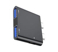 ZwaitL USB C Hubs Docking Station 3 in 1 Adapter Converter for Business Laptop Notebook Seamless Integration Rapid Data Export Efficient Workspaces Expansion