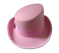 ZwaitL Versatiles Wool Hat Comfortable Atmospheres Sophisticated Unisex British for Magicans Shows and Themed Parties Retros Fashion