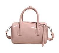 ZwaitL Women Cylindrical Bag Trendy Crossbody Bag Stylish Shoulder Top Handle Fashion Daily Handbag For Everyday Work Women Crossbody Pu Leather Shoulder Simple Handbag Cylindrical