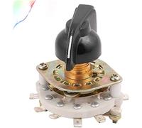 ZWAPHOBPA Rotary Encoder KCZ 1 Pole 6/7/8/9/10 Position Band Channel Switch Selector with Cap(1 Pole 6 Position)