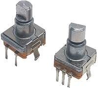 ZWAPHOBPA Switch Encoder 5pcs EC11 with Push Button Turn Left or Right Self Reset Rotary 5 pin DIP Type 11mm Shaft