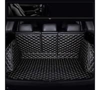 ZWBC Car All Inclusive Rear Trunk Mats Boot Liner for Volvo XC40 2018 2019 2020 2021 2022, Anti-Scratch Non-Slip Durable Cargo Tray Liners Protector Pad,Black-beige