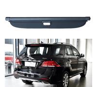 ZWBC Car Retractable Cargo Cover Boot, for Mercedes Benz GLE350 GLE400 GLE450 GLE500 GLE550 2016-2019, safety Shield Rear Luggage Curtain Partition Privacy Car Accessorie Trunk cargo cover,Black