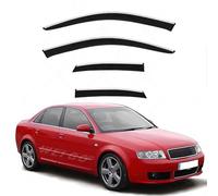 ZWBC Car Window Deflectors for Audi a4 MK2-B6/MK3-B7 2000-2008, Guard Deflector Durability Waterproof Side Window Wind Deflectors Car Accessories
