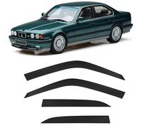 ZWBC Car Window Deflectors for BMW 5 series MK3-E34 1989-1995, Guard Deflector Durability Waterproof Side Window Wind Deflectors Car Accessories
