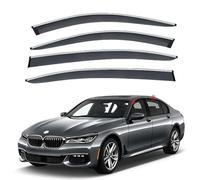 ZWBC Car Window Deflectors for BMW 7 Series MK6-G12 2016-2021, Guard Deflector Durability Waterproof Side Window Wind Deflectors Car Accessories