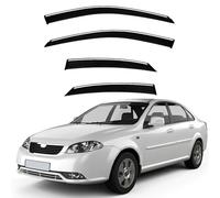 ZWBC Car Window Deflectors for Daewoo Gentra MK1-J200 2013-2015, Guard Deflector Durability Waterproof Side Window Wind Deflectors Car Accessories