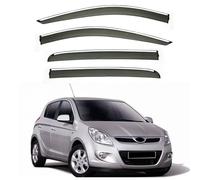 ZWBC Car Window Deflectors for Hyundai i20 MK1-PB 2008-2014, Guard Deflector Durability Waterproof Side Window Wind Deflectors Car Accessories